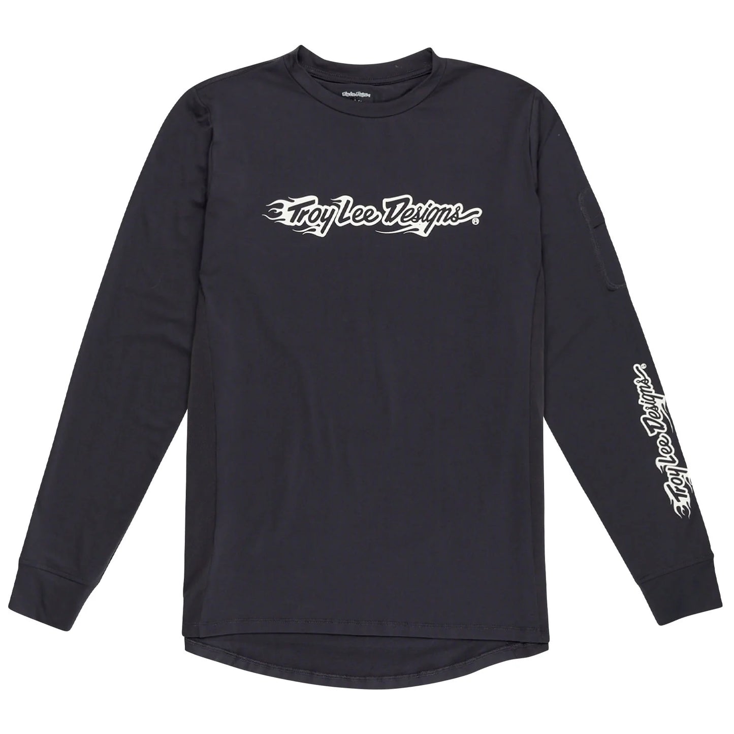 Troy Lee Designs Ruckus Long Sleeve Ride Tee - Burn Out - Carbon