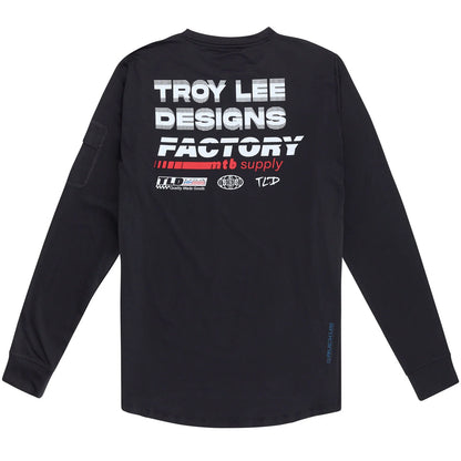 Troy Lee Designs Ruckus Long Sleeve Ride Tee - Factory - Carbon