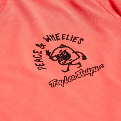 Troy Lee Designs Skyline Long Sleeve Ride Tee - P&W - Melon