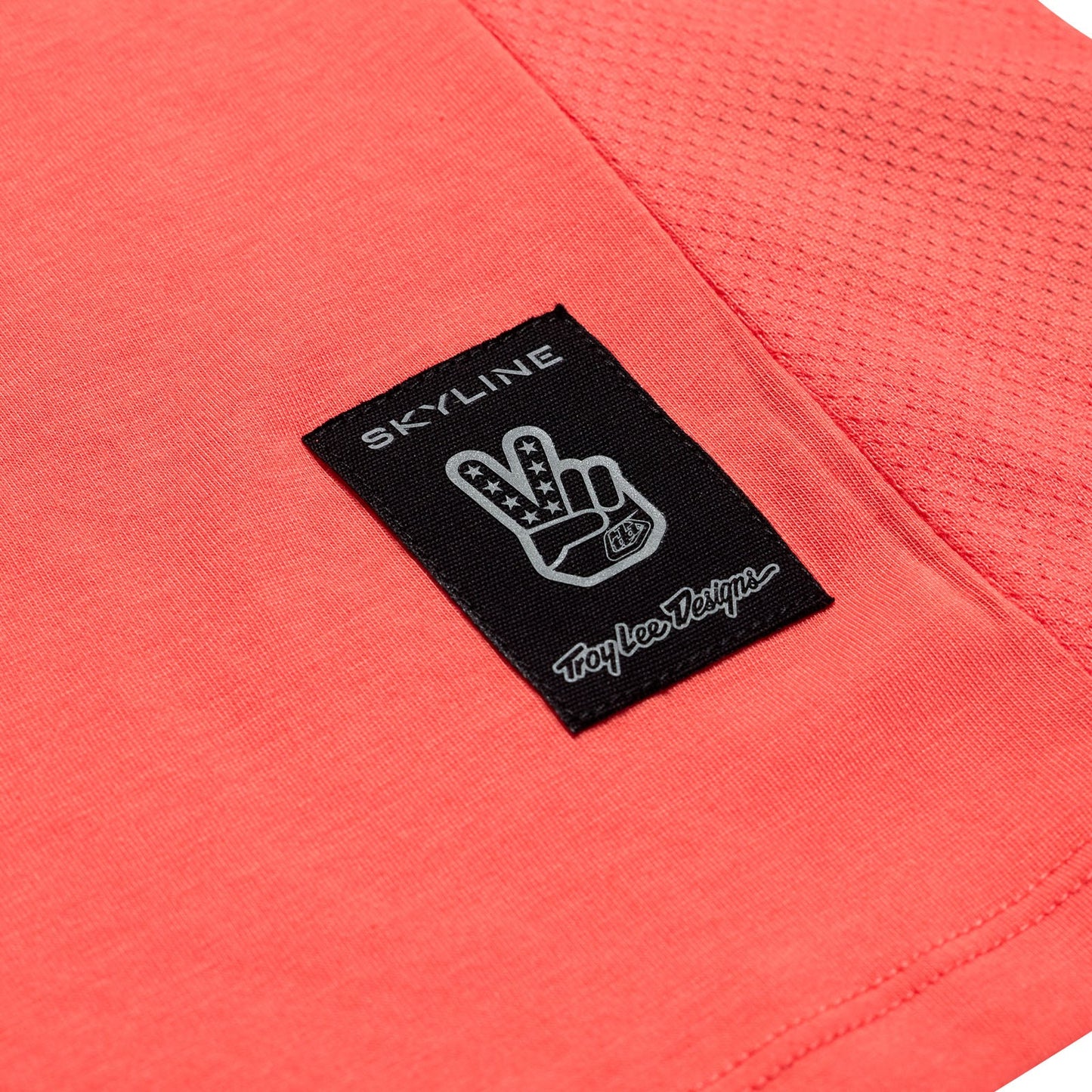 Troy Lee Designs Skyline Long Sleeve Ride Tee - P&W - Melon