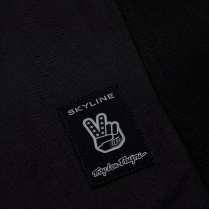 Troy Lee Designs Skyline Long Sleeve Ride Tee - Signature - Black