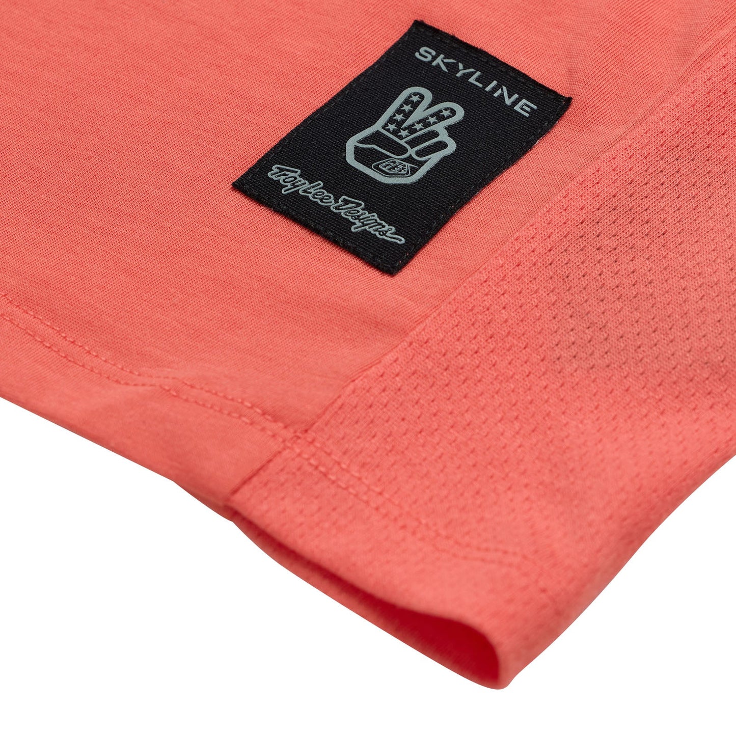 Troy Lee Designs Skyline Short Sleeve Ride Tee - P&W - Melon