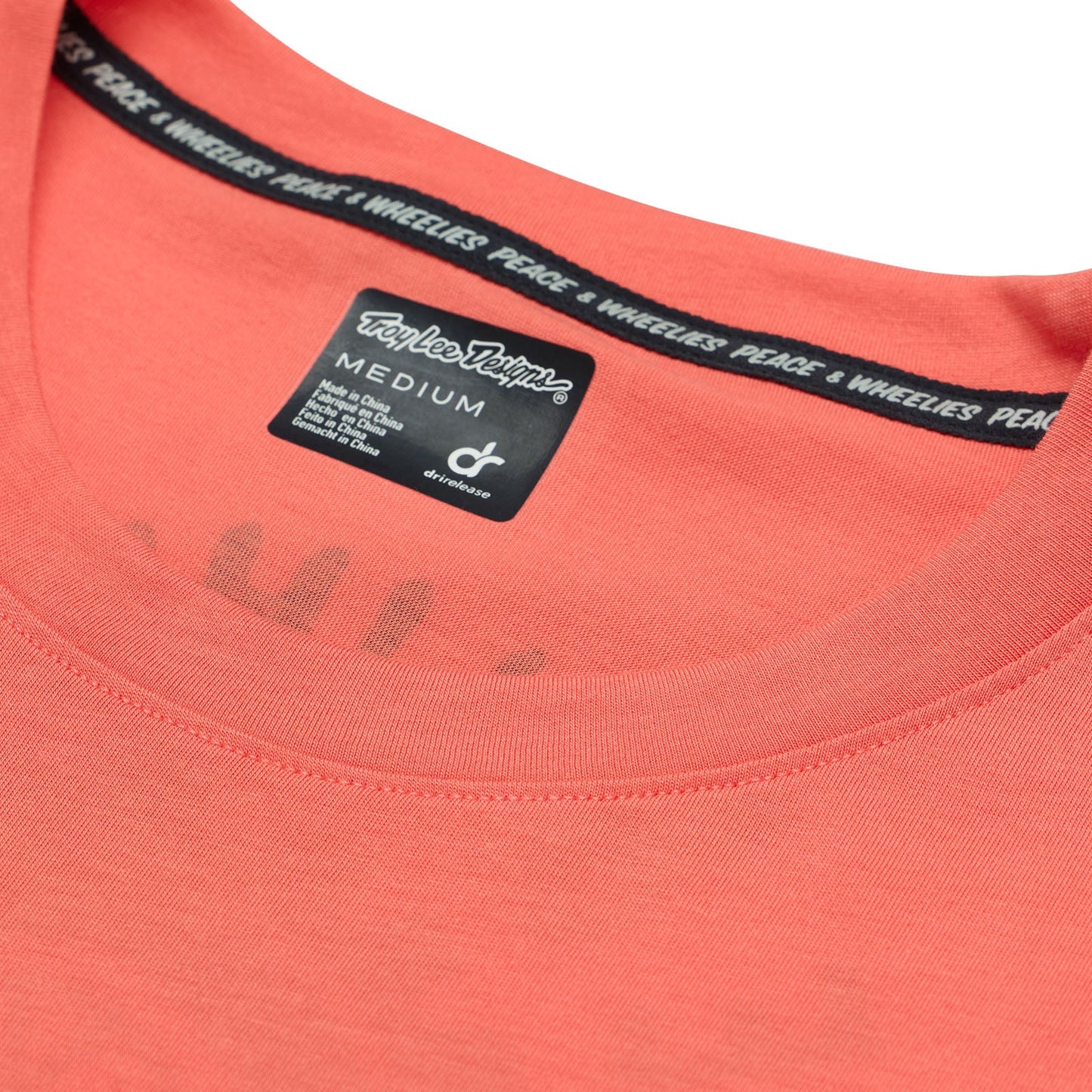 Troy Lee Designs Skyline Short Sleeve Ride Tee - P&W - Melon