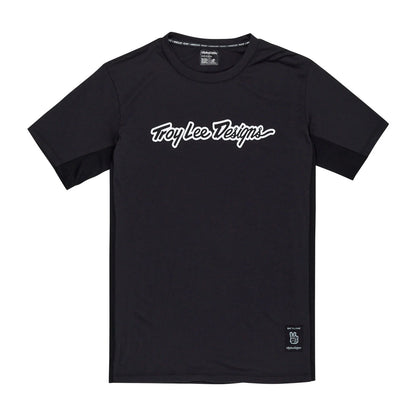 Troy Lee Designs Skyline Short Sleeve Ride Tee - Signature - Black