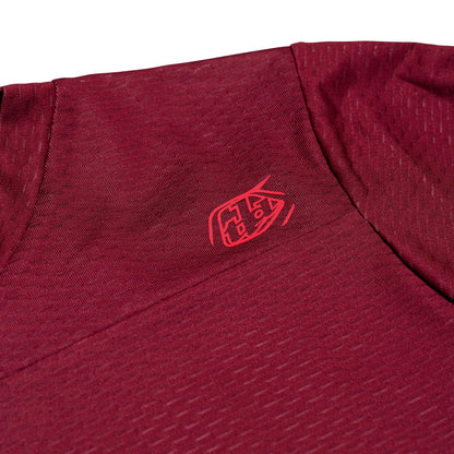 Troy Lee Designs Skyline Air Short Sleeve MTB Jersey - Oxblood