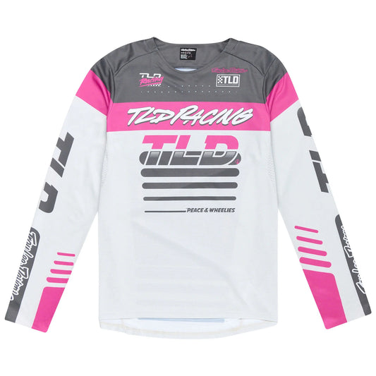 Troy Lee Designs Sprint Long Sleeve MTB Jersey - Fifty-50 - Chalk