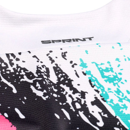 Troy Lee Designs Sprint Long Sleeve MTB Jersey - Full Pull - Chalk
