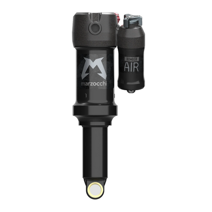 Marzocchi Bomber Air Shock - Trunnion - Black-Standard Logo