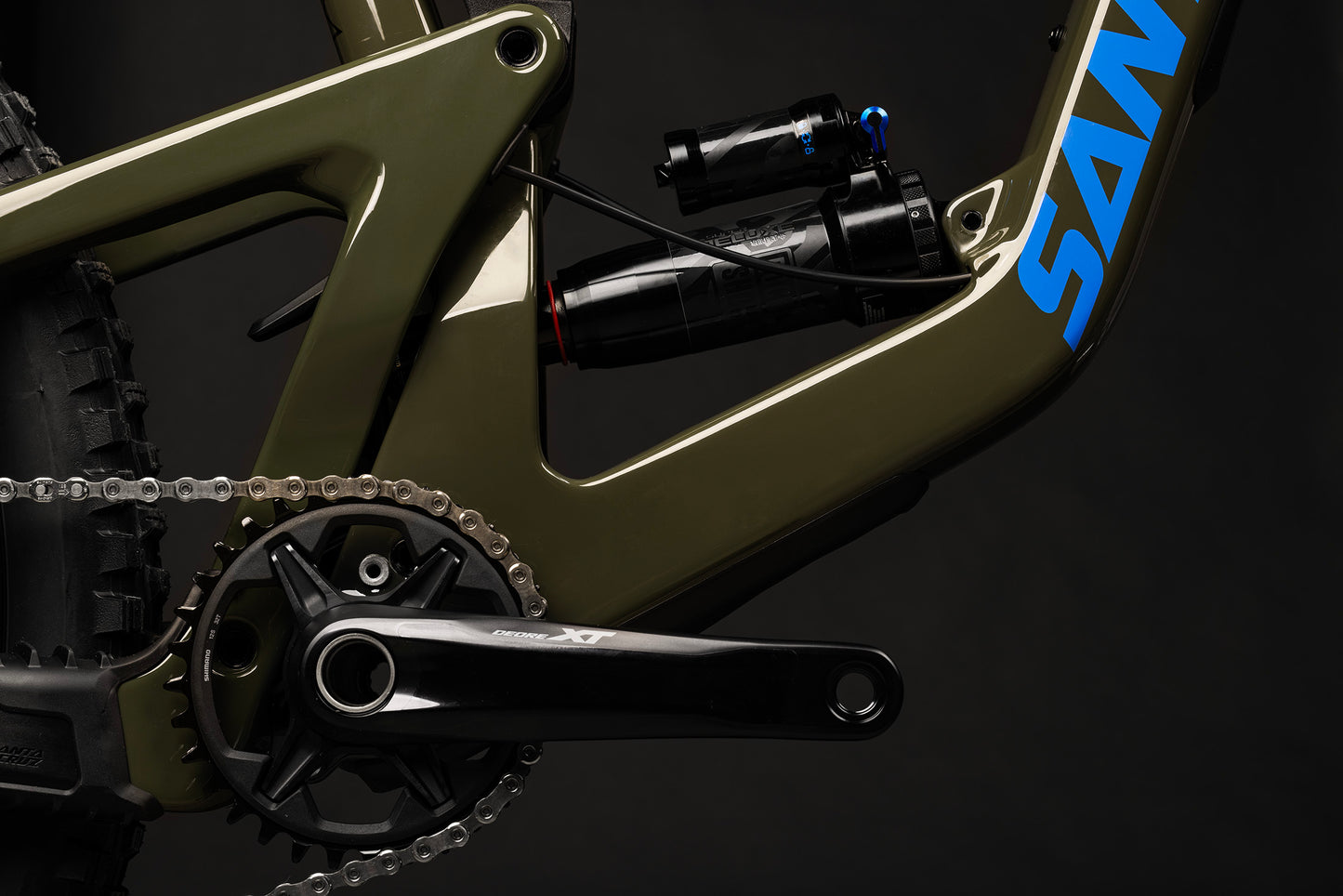 Santa Cruz Bronson 4.0 Carbon CC MX - XT Kit -  Gloss Moss