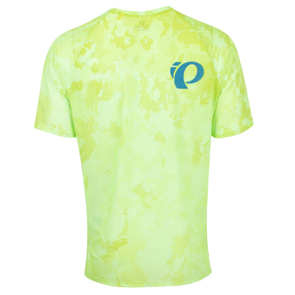 Pearl Izumi Elevate Short Sleeve MTB Jersey - Lime Zinger Fountain