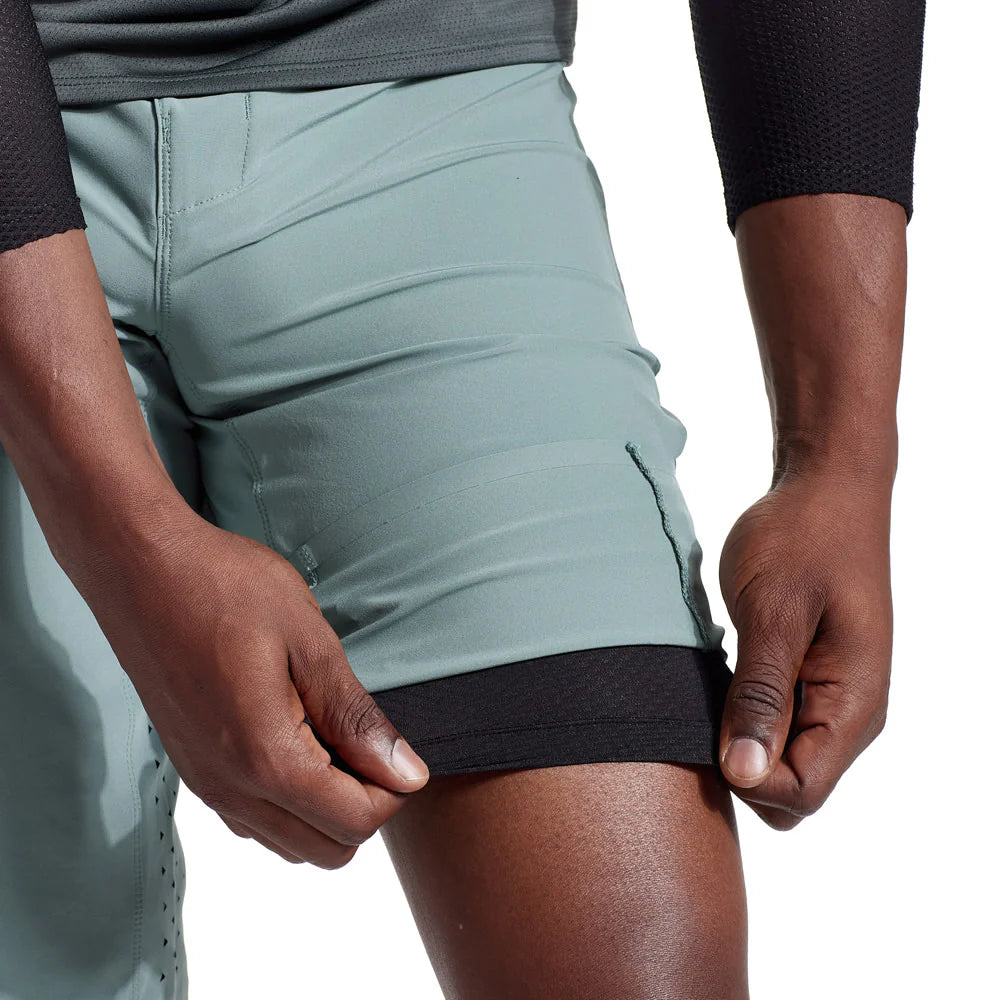 Pearl Izumi Summit MTB Short - With Liner - Pale Pine-Camp Green