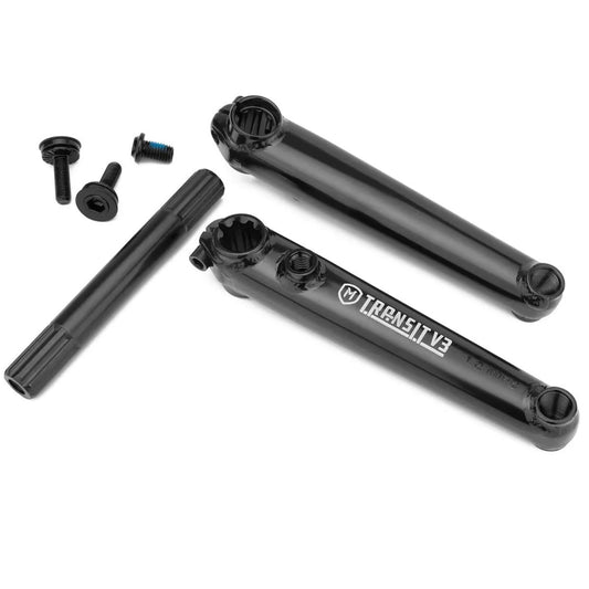 Mission Transit V3 BMX Cranks - Black