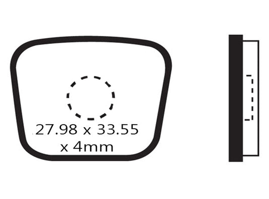 EBC Pro Stop Disc Brake Pads Green Cross Country/Trekking 