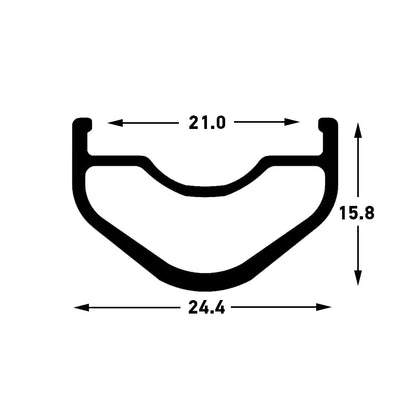 Stans ZTR Crest 26" MTB Rim - Black