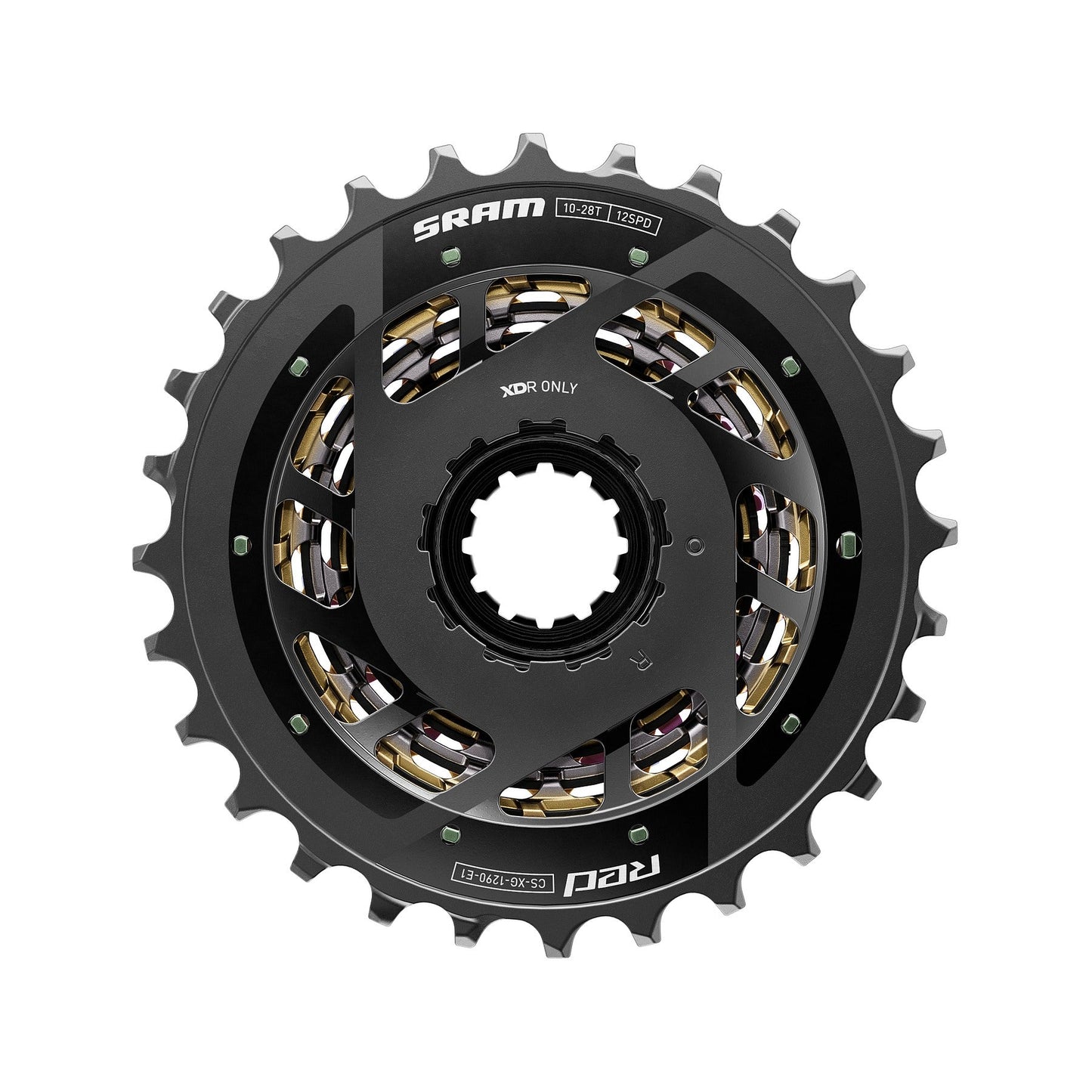 SRAM XG-1290 E1 12 Spd Cassette - Rainbow