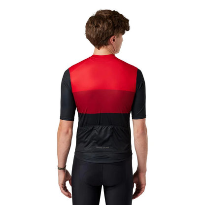 Pearl Izumi Attack Short Sleeve Road Jersey - Red Dahlia Tri Color