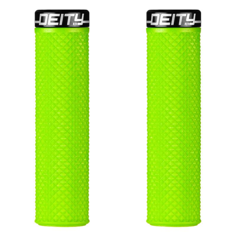 Deity Components Supracush Grips - Green Green  