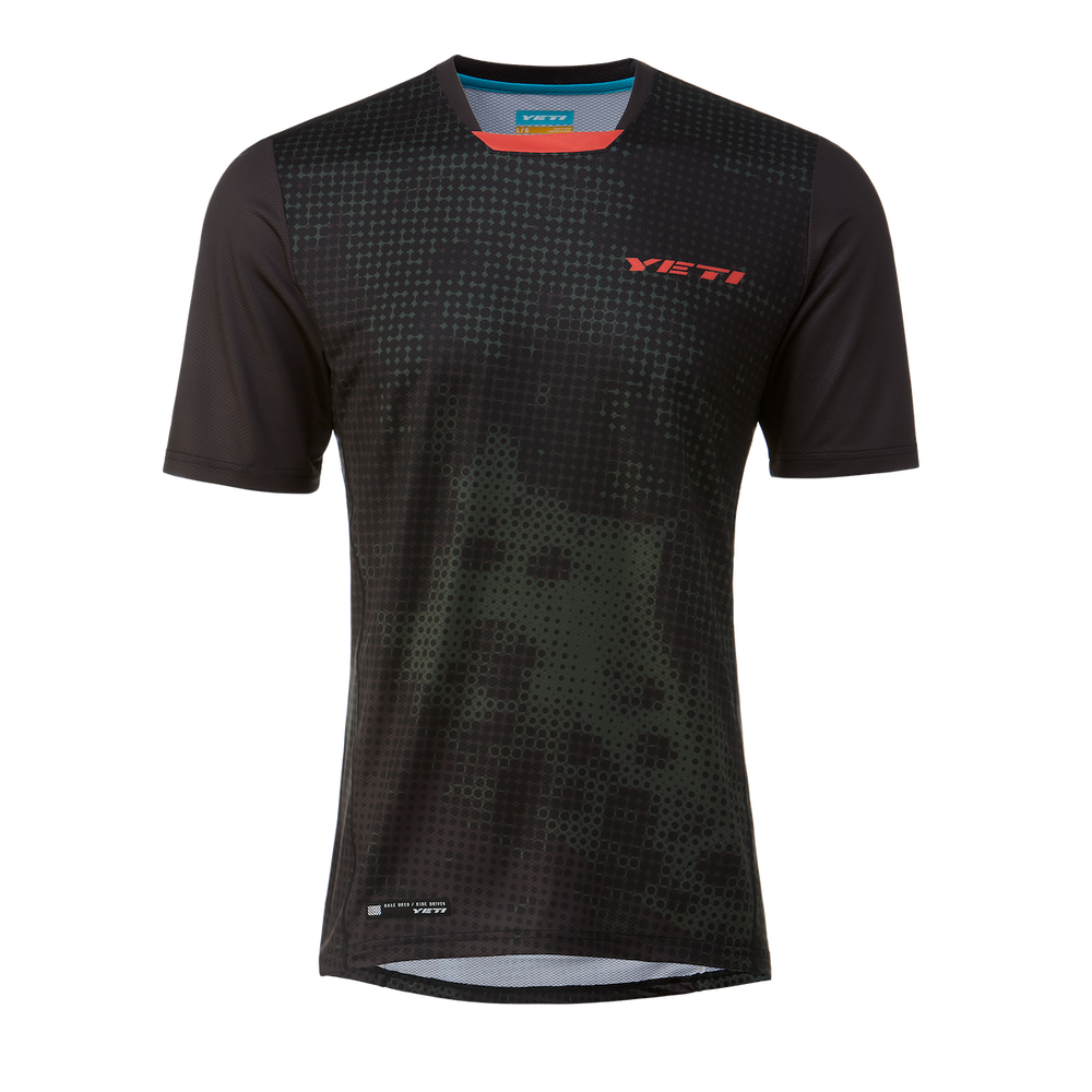Yeti Enduro Short Sleeve MTB Jersey - Obsidian Halftone