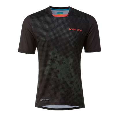 Yeti Enduro Short Sleeve MTB Jersey - Obsidian Halftone