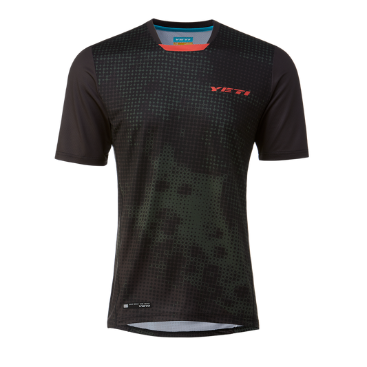 Yeti Enduro Short Sleeve MTB Jersey - Obsidian Halftone
