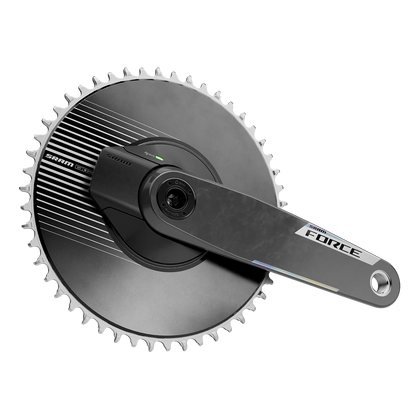 SRAM Force AXS E1 DUB Power Meter Aero Crankset - Black