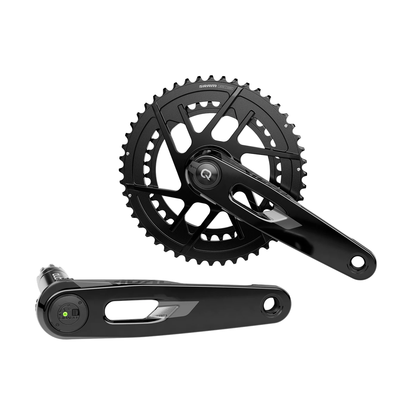 SRAM Rival AXS E1 DUB 12 Spd Power Meter Crankset - Black
