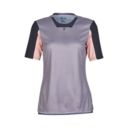Fox Racing Defend Short Sleeve MTB Jersey - Womens - Stone