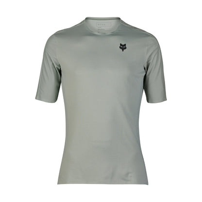 Fox Racing Flexair Short Sleeve MTB Jersey - Ascent  - Gray Vintage