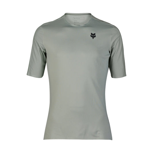 Fox Racing Flexair Short Sleeve MTB Jersey - Ascent  - Gray Vintage
