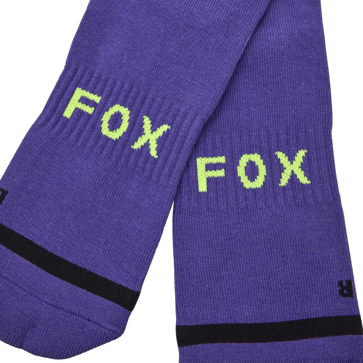 Fox Racing 8" Defend Sock - Lunar - Grape