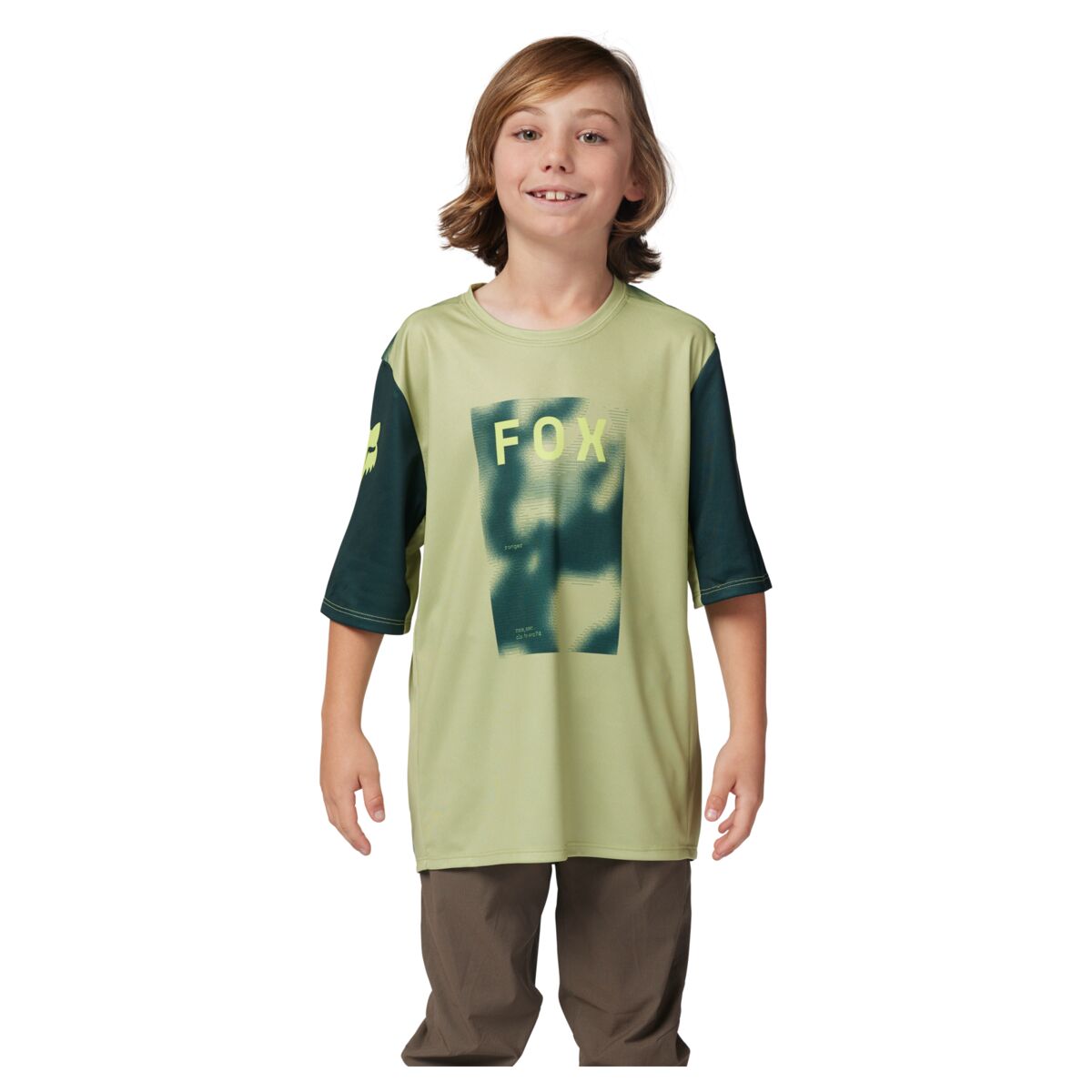 Fox Racing Ranger Short Sleeve MTB Jersey - Taunt - Youth - Pale Green