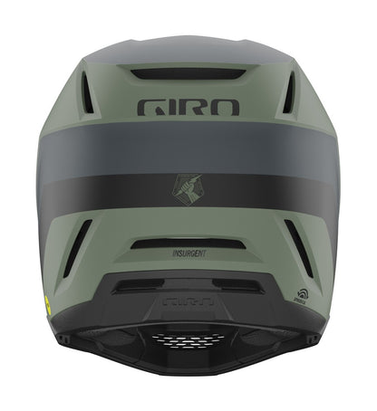 Giro Insurgent Spherical Full Face Helmet - Matt Hedge Green-Dark Shark