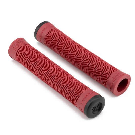 Kink BMX Samurai Flangeless Grips - Dark Red