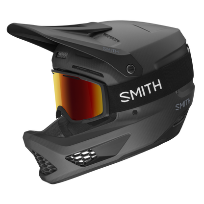 Smith Hardline MIPS Carbon Full Face Helmet - Matt Black Carbon