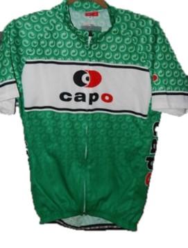 Capoforma Verde Short Sleeve Road Jersey - Green Green Large 