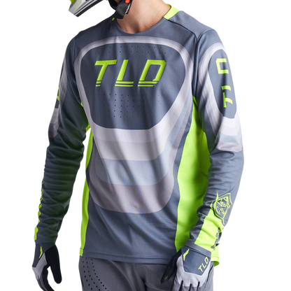Troy Lee Designs Sprint Long Sleeve MTB Jersey - Reverb - Charcoal