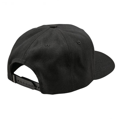Troy Lee Designs Badge Curved Snapback Hat - Black