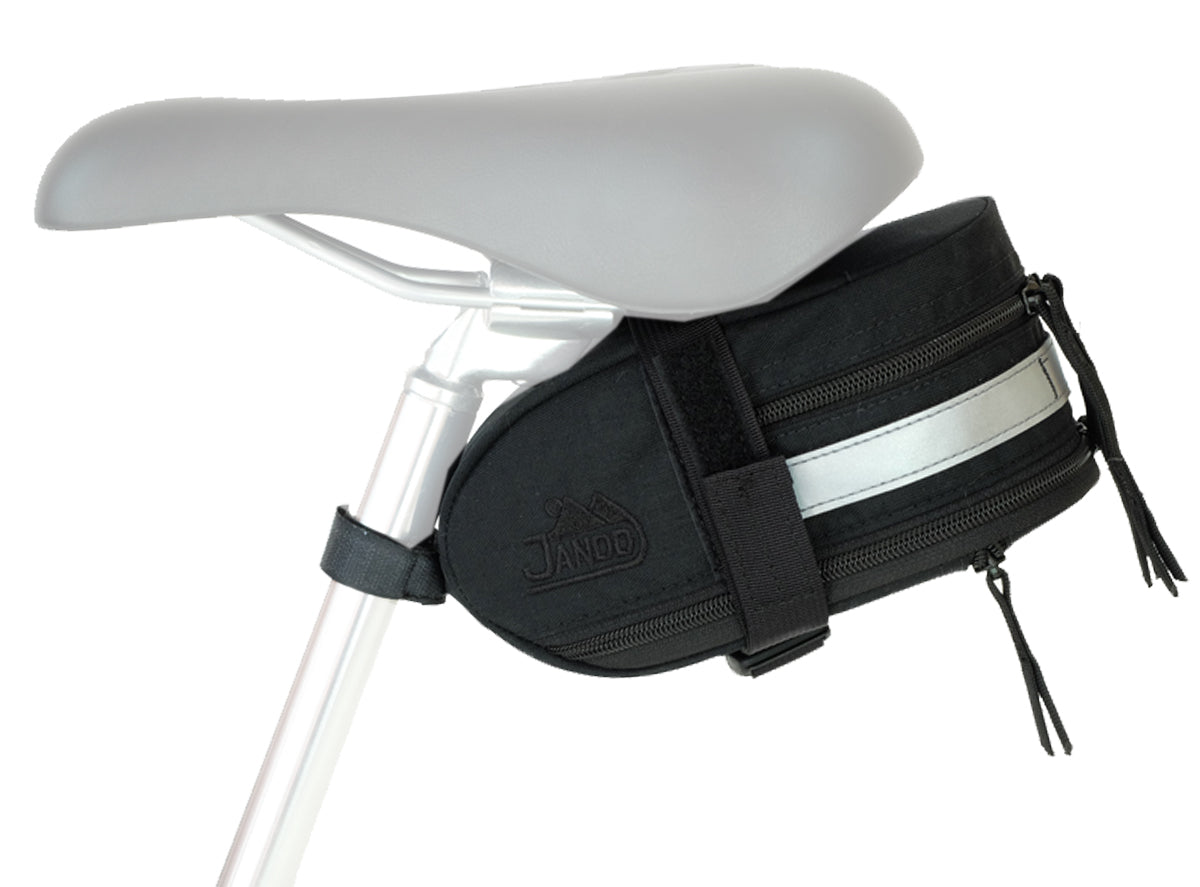 Jandd Mountaineering Mountain Wedge Expandable Saddle Bag - Black Black  