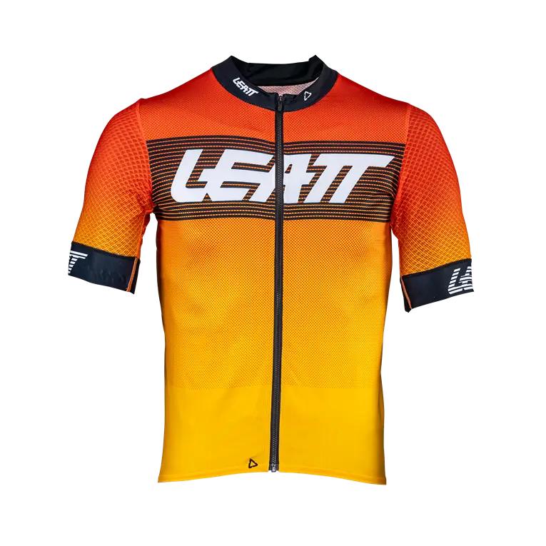 Leatt Endurance 6.0 Short Sleeve MTB Jersey - Red - 2024