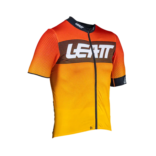 Leatt Endurance 6.0 Short Sleeve MTB Jersey - Red - 2024