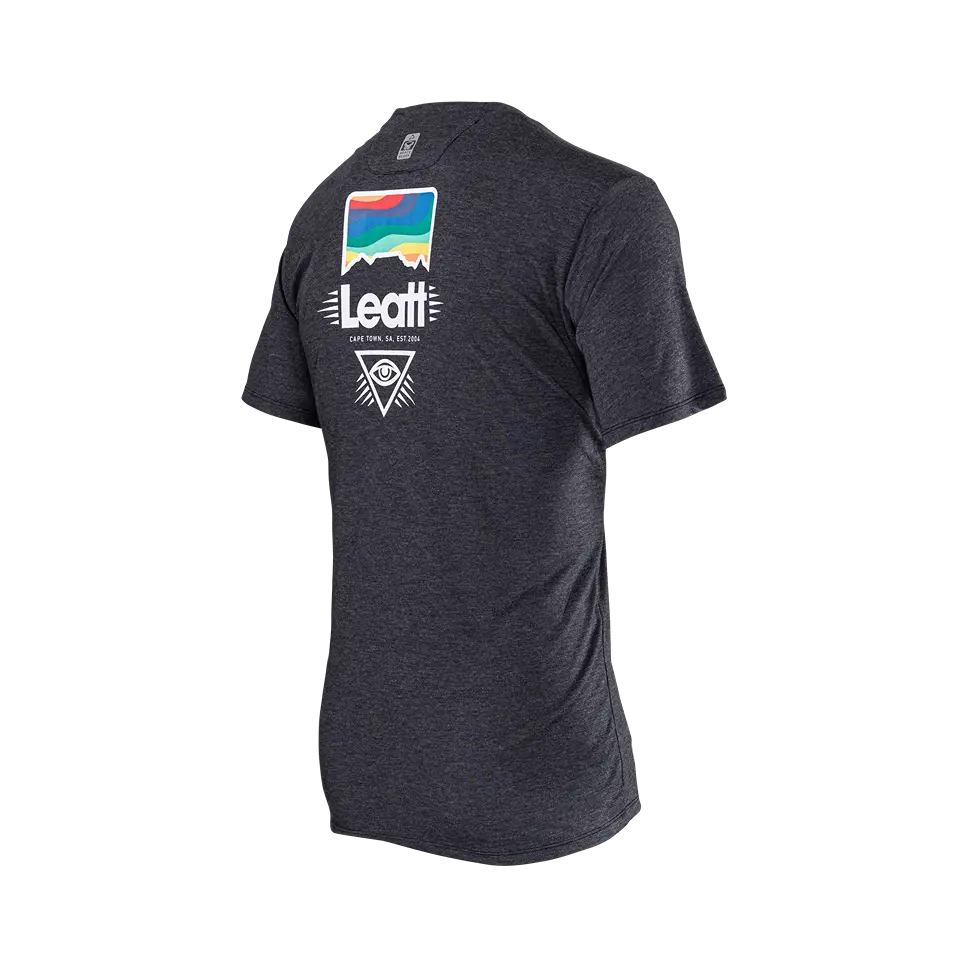 Leatt Gravity 1.0 Short Sleeve MTB Jersey - Black - 2024