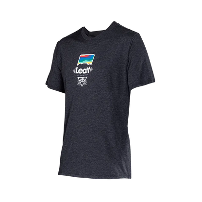 Leatt Gravity 1.0 Short Sleeve MTB Jersey - Black - 2024