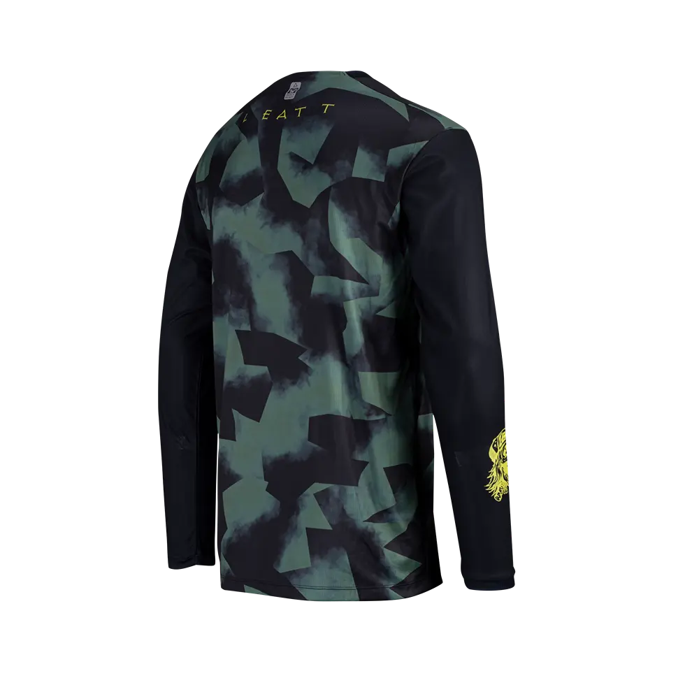 Leatt Gravity 3.0 Long Sleeve MTB Jersey - Spinach - 2024