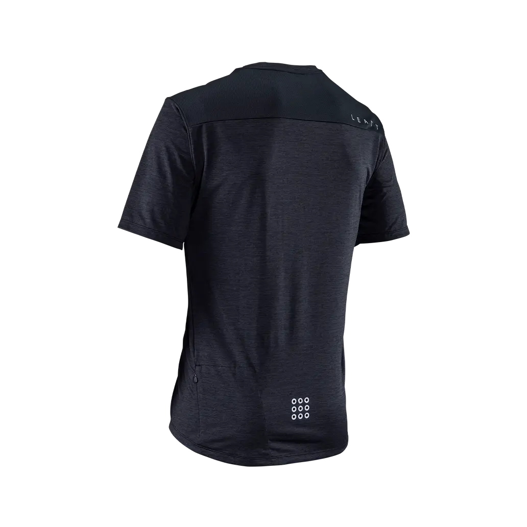 Leatt Trail 1.0 Short Sleeve MTB Jersey - Black - 2024