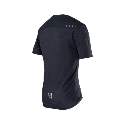 Leatt Trail 1.0 Short Sleeve MTB Jersey - Black - 2024