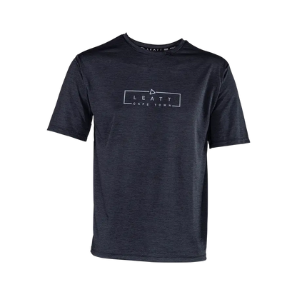 Leatt Trail 1.0 Short Sleeve MTB Jersey - Black - 2024