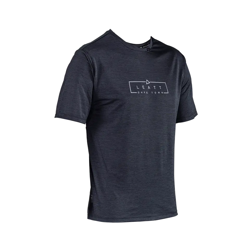 Leatt Trail 1.0 Short Sleeve MTB Jersey - Black - 2024