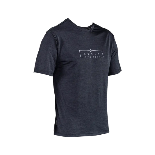 Leatt Trail 1.0 Short Sleeve MTB Jersey - Black - 2024
