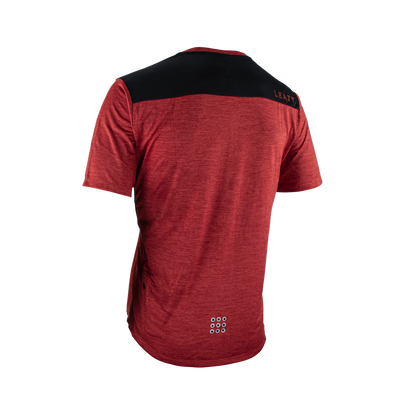 Leatt Trail 1.0 Short Sleeve MTB Jersey - Lava - Prior Season