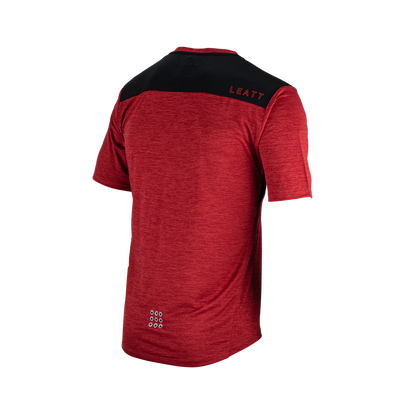 Leatt Trail 1.0 Short Sleeve MTB Jersey - Lava - Prior Season